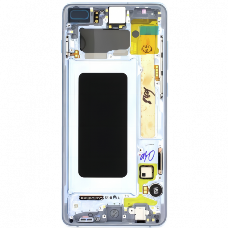 N109 Pantalla Completa Con Marco Original Para Samsung Galaxy S10 Plus / G975F(AZUL)