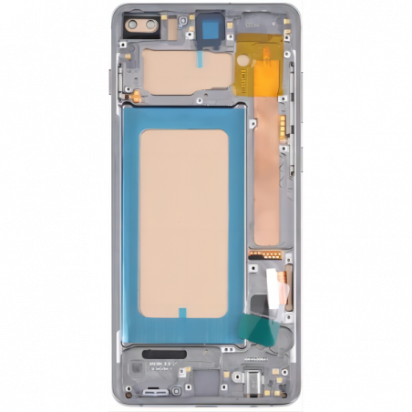 N109 Pantalla Completa Con Marco Original Para Samsung Galaxy S10 Plus / G975F(NEGRO)