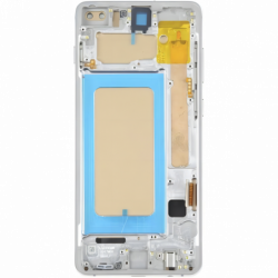 N109 Pantalla Completa Con Marco Original Para Samsung Galaxy S10 Plus / G975F(PLATA)