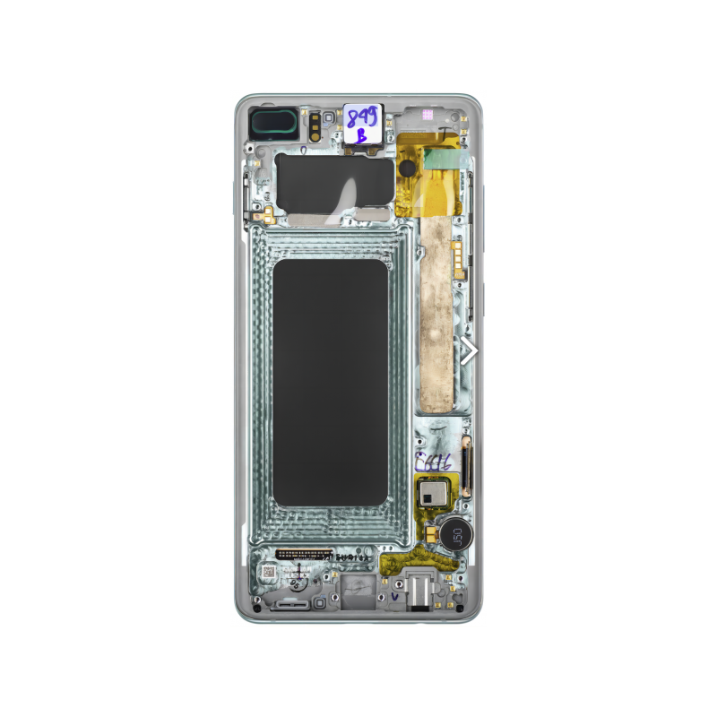 N109 Pantalla Completa Con Marco Original Para Samsung Galaxy S10 Plus / G975F(VERDE)