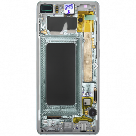 N109 Pantalla Completa Con Marco Original Para Samsung Galaxy S10 Plus / G975F(VERDE)