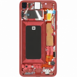 N110 Pantalla Completa Con Marco Original Para Samsung Galaxy S10e / G970F(rojo)