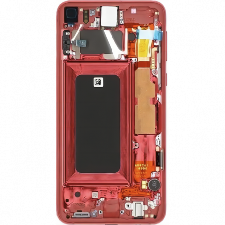 N110 Pantalla Completa Con Marco Original Para Samsung Galaxy S10e / G970F(rojo)
