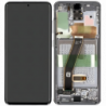 N111 Pantalla Completa Original Con Marco Para Samsung Galaxy S20 G980/G981(GRIS)