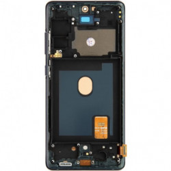 N112 Pantalla Completa ORIGINAL Con Marco Para Samsung Galaxy S20 FE 5G/G781 / S20 FE 4G/G780(AZUL OSCURO)
