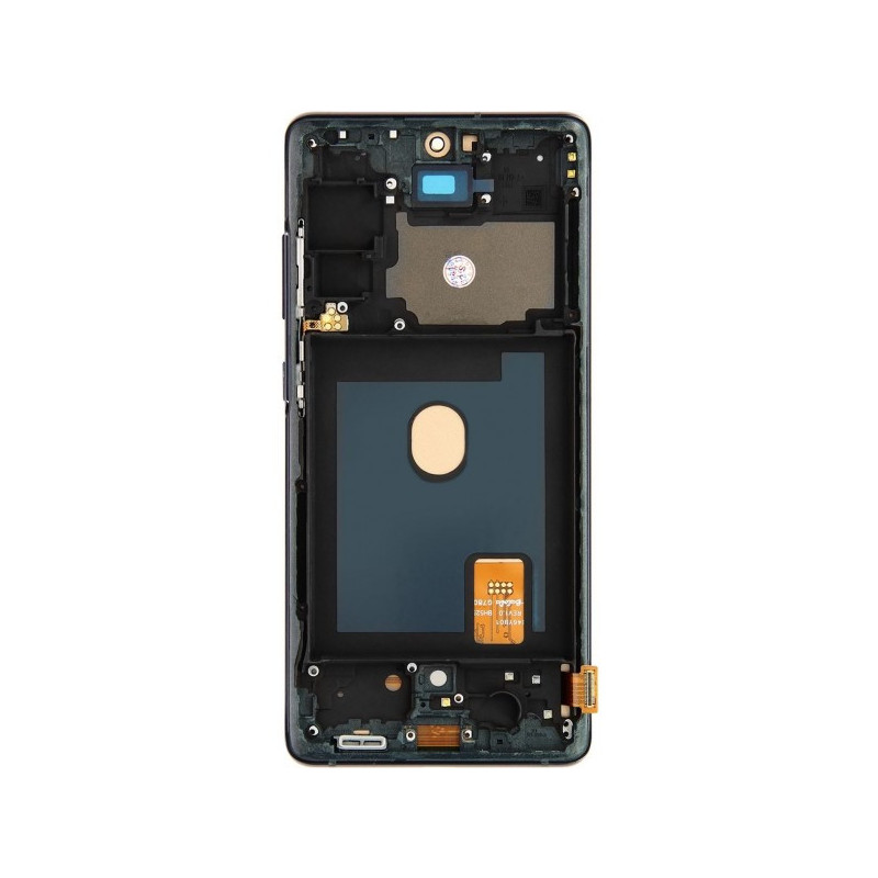 N112 Pantalla Completa ORIGINAL Con Marco Para Samsung Galaxy S20 FE 5G/G781 / S20 FE 4G/G780(AZUL OSCURO)