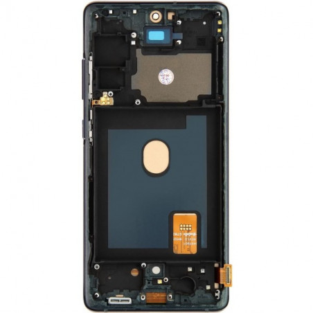 N112 Pantalla Completa ORIGINAL Con Marco Para Samsung Galaxy S20 FE 5G/G781 / S20 FE 4G/G780(AZUL OSCURO)