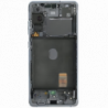 N112 Pantalla Completa ORIGINAL Con Marco Para Samsung Galaxy S20 FE 5G/G781 / S20 FE 4G/G780(PLATA)
