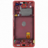 N112 Pantalla Completa ORIGINAL Con Marco Para Samsung Galaxy S20 FE 5G/G781 / S20 FE 4G/G780(ROJO)