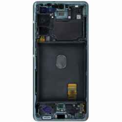 N112 Pantalla Completa ORIGINAL Con Marco Para Samsung Galaxy S20 FE 5G/G781 / S20 FE 4G/G780(VERDE)