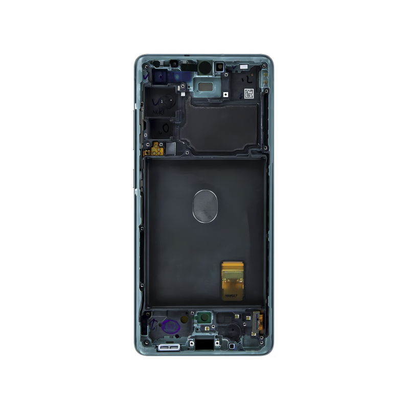 N112 Pantalla Completa ORIGINAL Con Marco Para Samsung Galaxy S20 FE 5G/G781 / S20 FE 4G/G780(VERDE)