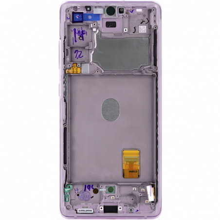 N112 Pantalla Completa ORIGINAL Con Marco Para Samsung Galaxy S20 FE 5G/G781 / S20 FE 4G/G780(VIOLETA)