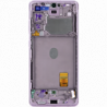 N112 Pantalla Completa ORIGINAL Con Marco Para Samsung Galaxy S20 FE 5G/G781 / S20 FE 4G/G780(VIOLETA)
