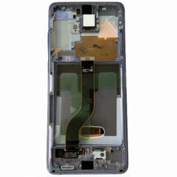 N113 Pantalla Completa Original Con Marco Para Samsung Galaxy S20 Plus 4G/5G G985/G986 (Violeta)