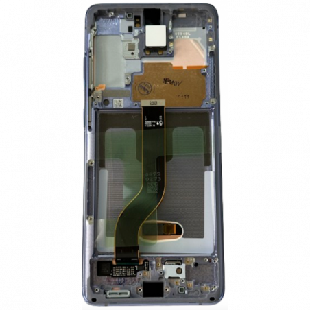 N113 Pantalla Completa Original Con Marco Para Samsung Galaxy S20 Plus 4G/5G G985/G986 (Violeta)