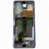 N113 Pantalla Completa Original Con Marco Para Samsung Galaxy S20 Plus 4G/5G G985/G986 (Violeta)