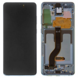 N113 Pantalla Completa Original Con Marco Para Samsung Galaxy S20 Plus 4G/5G G985/G986(azul)