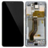 N113 Pantalla Completa Original Con Marco Para Samsung Galaxy S20 Plus 4G/5G G985/G986(blanco)