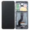 N113 Pantalla Completa Original Con Marco Para Samsung Galaxy S20 Plus 4G/5G G985/G986(gris)
