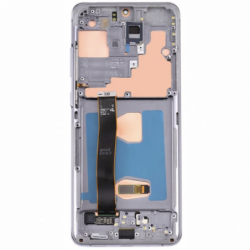 N114 Pantalla Completa ORIGINAL Con Marco Para Samsung Galaxy S20 ULTRA / G988(gris)