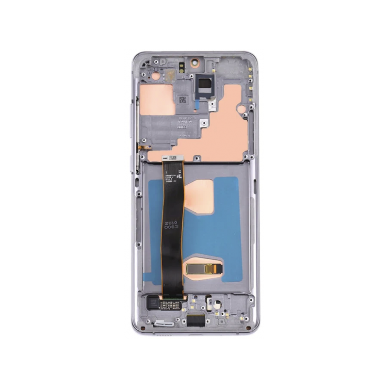 N114 Pantalla Completa ORIGINAL Con Marco Para Samsung Galaxy S20 ULTRA / G988(gris)