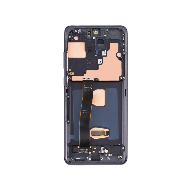 N114 Pantalla Completa ORIGINAL Con Marco Para Samsung Galaxy S20 ULTRA / G988(negro)
