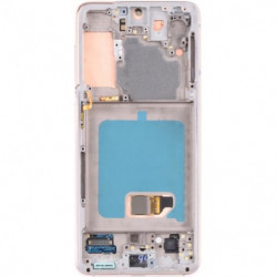 N115 Pantalla Completa Original Para Samsung Galaxy S21 5G / G991F(ROSA)