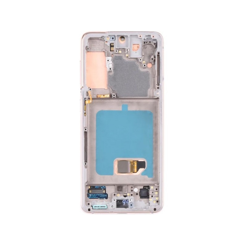 N115 Pantalla Completa Original Para Samsung Galaxy S21 5G / G991F(ROSA)