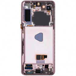 N115 Pantalla Completa Original Para Samsung Galaxy S21 5G / G991F(VIOLETA)