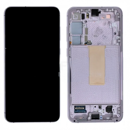 n117.1 Pantalla completa original con marco para Samsung Galaxy S23 S911 (ROSA)