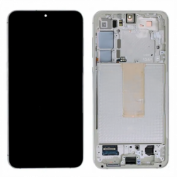 n117.2 Pantalla Completa con Marco Service Pack para Samsung Samsung Galaxy S23 Plus (2023) S916B – plata