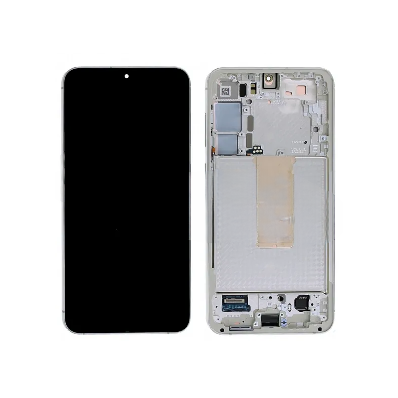 n117.2 Pantalla Completa con Marco Service Pack para Samsung Samsung Galaxy S23 Plus (2023) S916B – plata