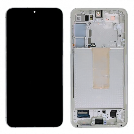 n117.2 Pantalla Completa con Marco Service Pack para Samsung Samsung Galaxy S23 Plus (2023) S916B – plata