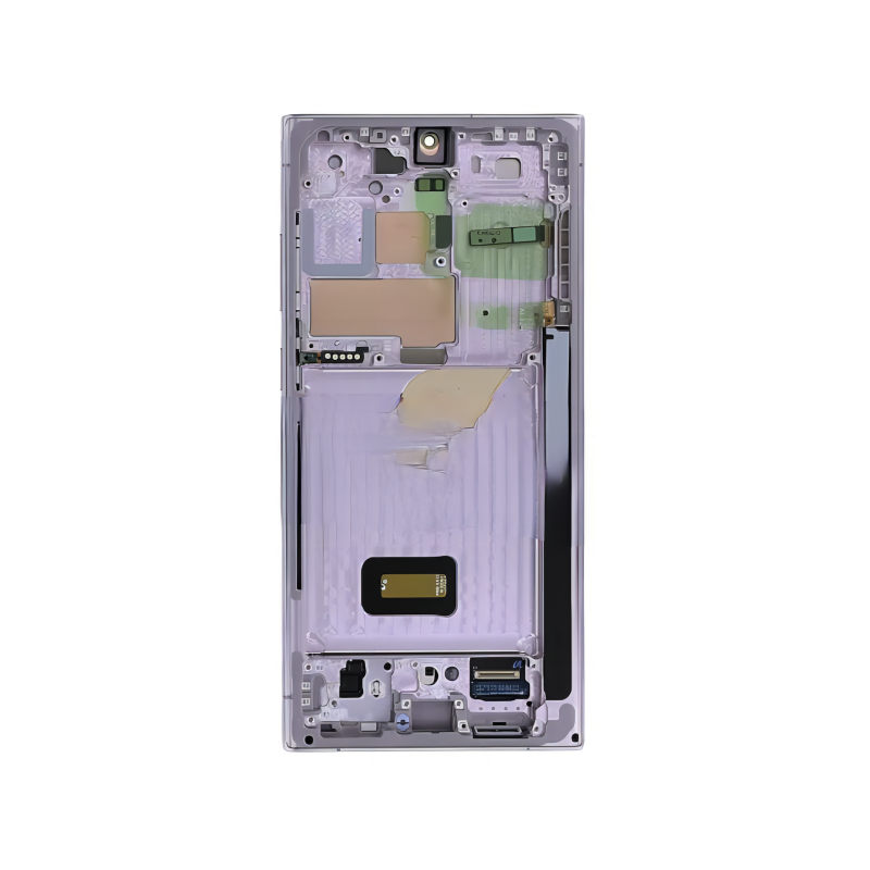n117.3 Pantalla Completa Original LCD Y Táctil Con Marco para Samsung Galaxy S23 Ultra (2023) S918B - Violeta