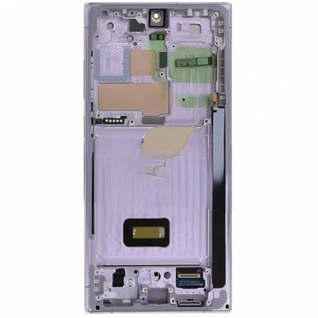 n117.3 Pantalla Completa Original LCD Y Táctil Con Marco para Samsung Galaxy S23 Ultra (2023) S918B - Violeta