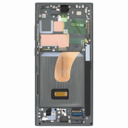 n117.3 Pantalla Completa Original LCD Y Táctil Con Marco para Samsung Galaxy S23 Ultra (2023) S918B – Verde