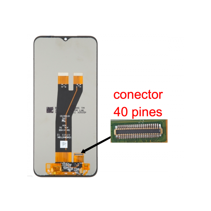 n118 Pantalla Completa LCD Y Táctil Original Sin Marco para Samsung Galaxy A14 5G (2023) A146P  (Conector corto) 40pines
