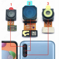 N122 Camara Trasera Para Samsung Galaxy A11 / A115 (num3)