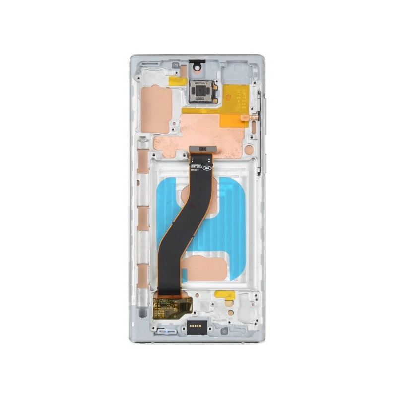 N122 Pantalla Completa Con Marco Original Para SAMSUNG GALAXY NOTE 10 / N970F(BLANCO)