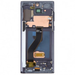 N122 Pantalla Completa Con Marco Original Para SAMSUNG GALAXY NOTE 10 / N970F(NEGRO)