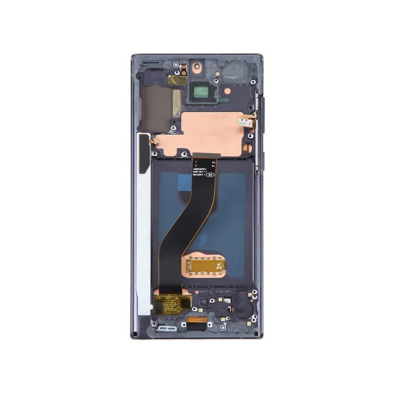 N122 Pantalla Completa Con Marco Original Para SAMSUNG GALAXY NOTE 10 / N970F(NEGRO)