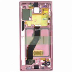 N122 Pantalla Completa Con Marco Original Para SAMSUNG GALAXY NOTE 10 / N970F(ROSA)