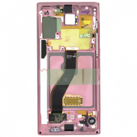 N122 Pantalla Completa Con Marco Original Para SAMSUNG GALAXY NOTE 10 / N970F(ROSA)