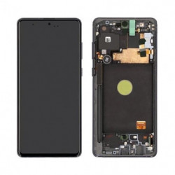 N123 Pantalla Completa Con Marco Original Para SAMSUNG GALAXY NOTE 10 LITE / N770F *NEGRO*