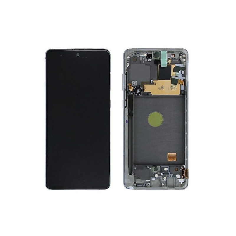 N123 Pantalla Completa Con Marco Original Para SAMSUNG GALAXY NOTE 10 LITE / N770F*BLANCO*