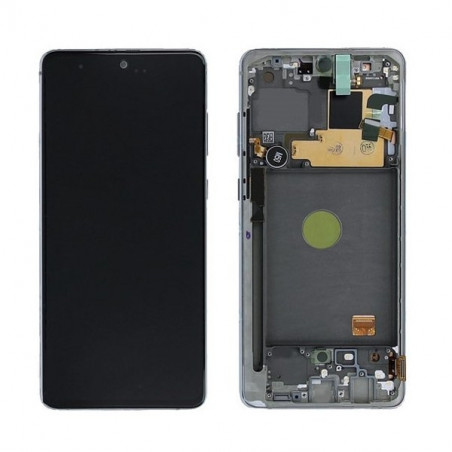 N123 Pantalla Completa Con Marco Original Para SAMSUNG GALAXY NOTE 10 LITE / N770F*BLANCO*