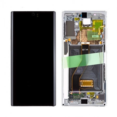 N124 Pantalla Completa Con Marco Original Para SAMSUNG GALAXY NOTE 10 Plus  5G/ N975F *AZUL CLARO*