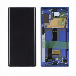 N124 Pantalla Completa Con Marco Original Para SAMSUNG GALAXY NOTE 10 Plus  5G/ N975F *AZUL*