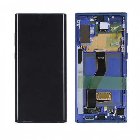N124 Pantalla Completa Con Marco Original Para SAMSUNG GALAXY NOTE 10 Plus  5G/ N975F *AZUL*
