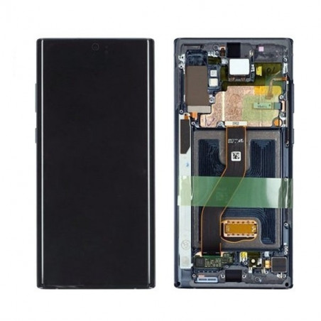 N124 Pantalla Completa Con Marco Original Para SAMSUNG GALAXY NOTE 10 Plus  5G/ N975F *NEGRO*